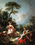 Francois Boucher A Summer Pastoral Germany oil painting artist